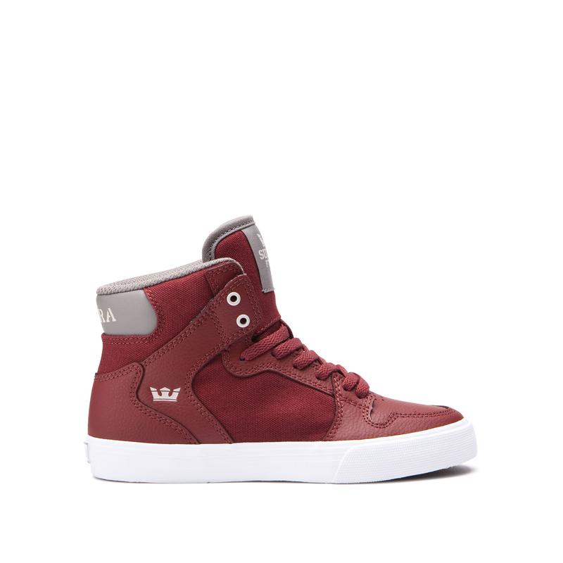 Supra VAIDER Sneaker High Kinder Bordeaux Sale XZWYE0758